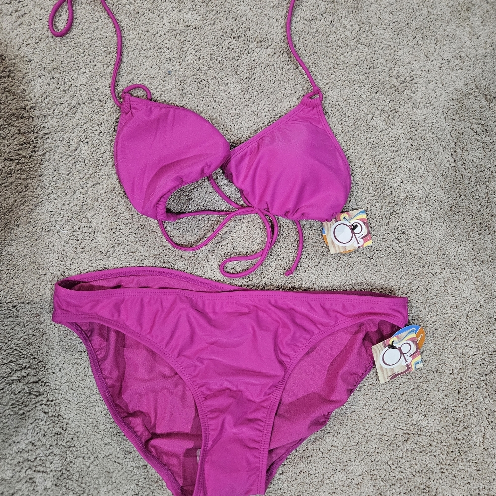Ocean Pacifac hot pink bikini NWT